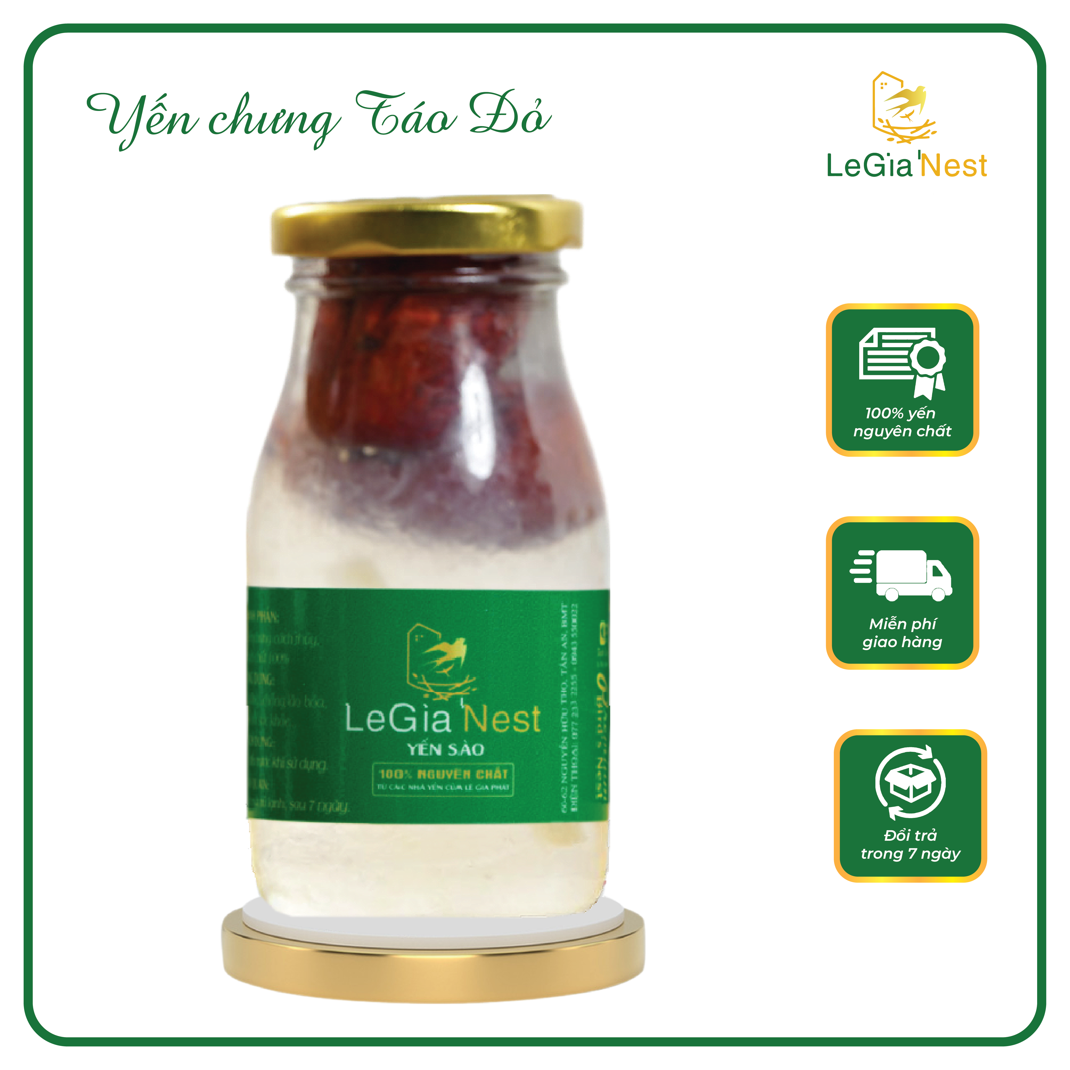 Yến Chưng Táo Đỏ